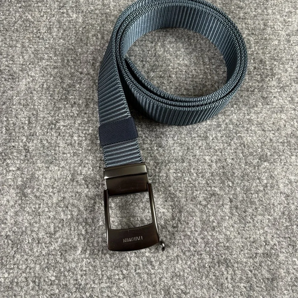 Fairwin Web Belt Men's Blue Nylon Ratchet Automatic Buckle 52
